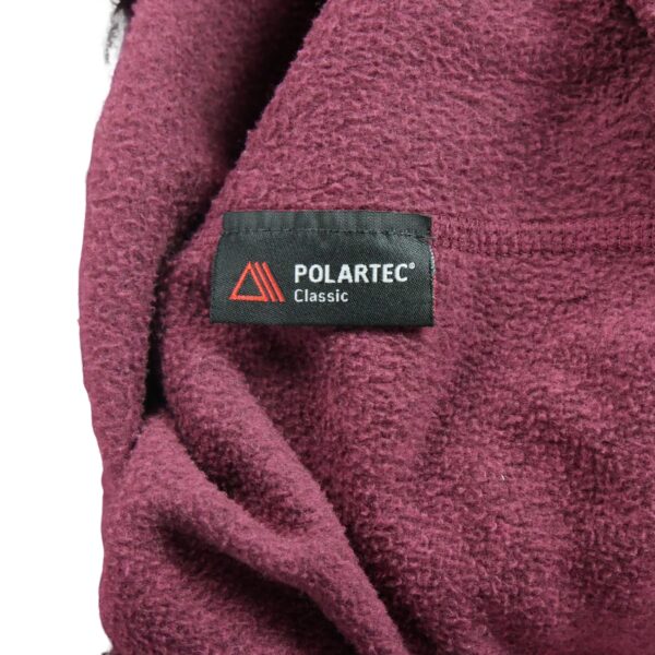Pull polaires femme manches longues bordeaux The North Face Col Montant