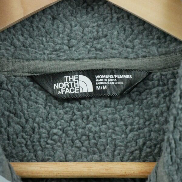 Pull polaires femme manches longues gris The North Face Motif chine Col Montant