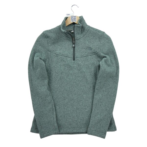 Pull polaires femme manches longues gris The North Face Motif chine Col Montant