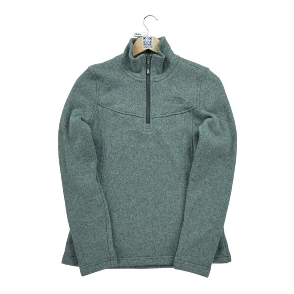 Pull polaires femme manches longues gris The North Face Motif chine Col Montant