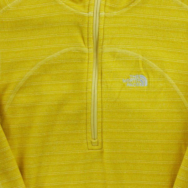 Pull polaires femme manches longues jaune The North Face Col Montant