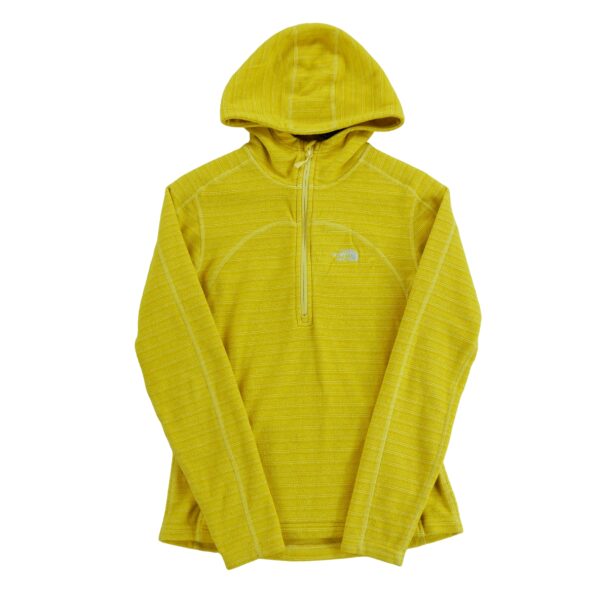Pull polaires femme manches longues jaune The North Face Col Montant