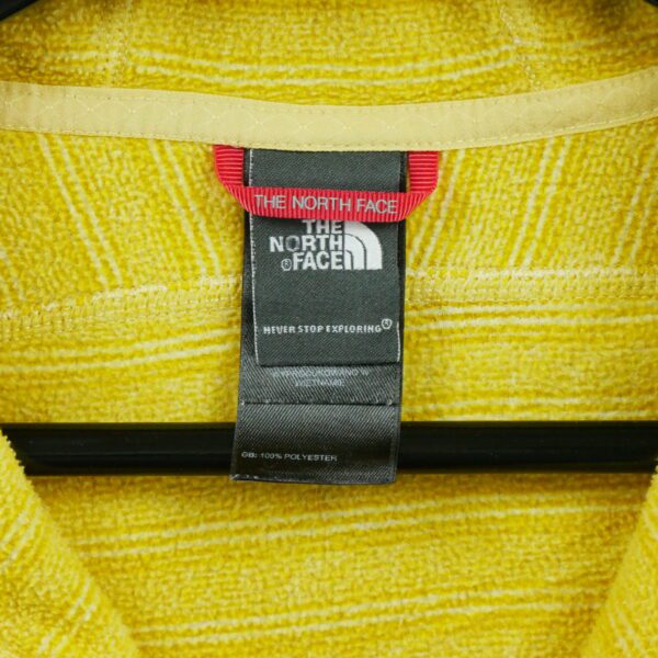 Pull polaires femme manches longues jaune The North Face Col Montant