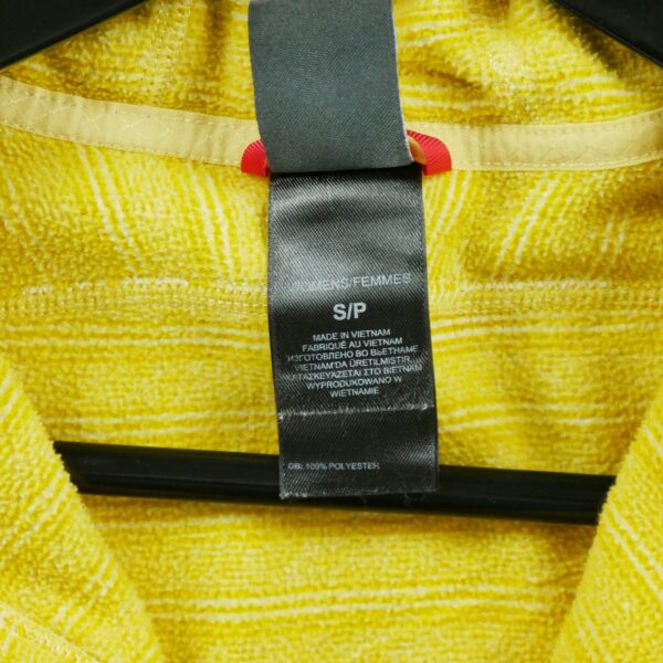 Pull polaires femme manches longues jaune The North Face Col Montant