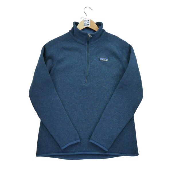 Pull polaires femme manches longues marine Patagonia Motif chine Col Montant
