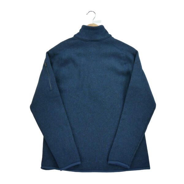 Pull polaires femme manches longues marine Patagonia Motif chine Col Montant