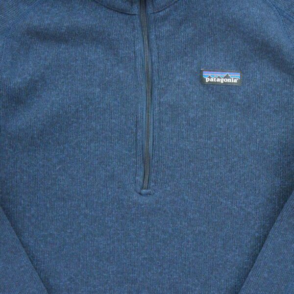 Pull polaires femme manches longues marine Patagonia Motif chine Col Montant