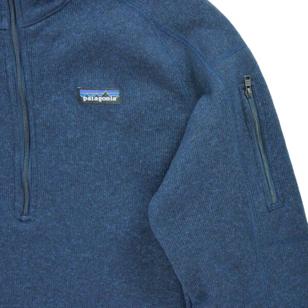 Pull polaires femme manches longues marine Patagonia Motif chine Col Montant