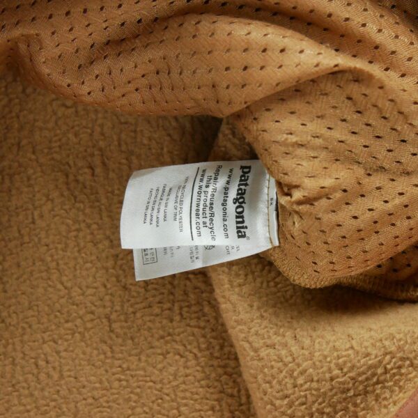 Pull polaires femme manches longues marron Patagonia Col Montant