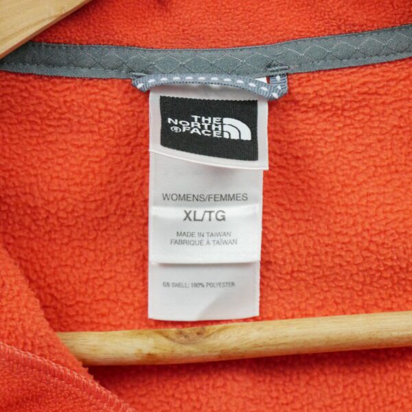 Pull polaires femme manches longues orange The North Face Col Montant