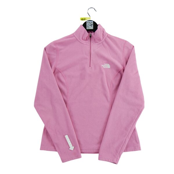 Pull polaires femme manches longues rose The North Face Col Montant