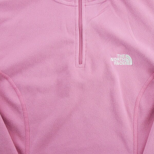 Pull polaires femme manches longues rose The North Face Col Montant