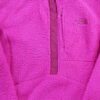 Pull polaires femme manches longues rose The North Face Col Montant