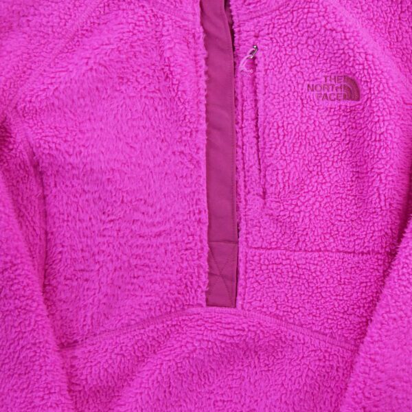 Pull polaires femme manches longues rose The North Face Col Montant