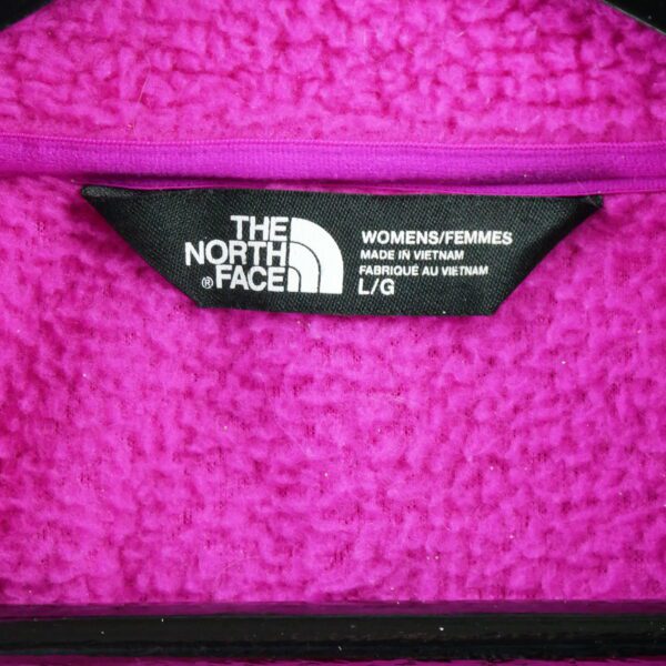 Pull polaires femme manches longues rose The North Face Col Montant
