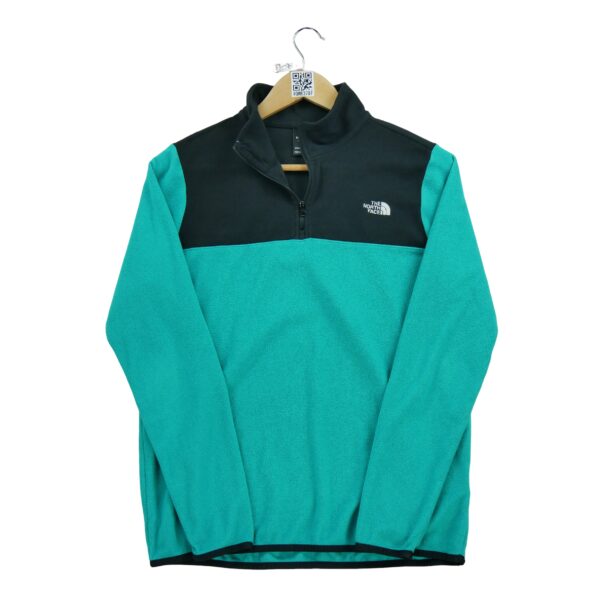Pull polaires femme manches longues turquoise The North Face Col Montant