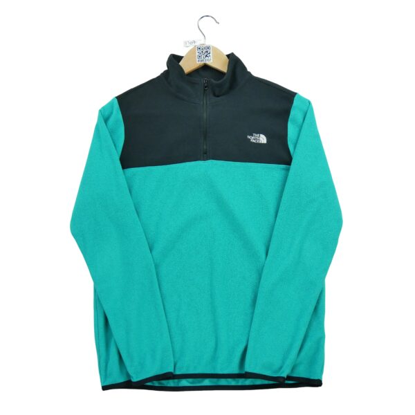 Pull polaires femme manches longues turquoise The North Face Col Montant