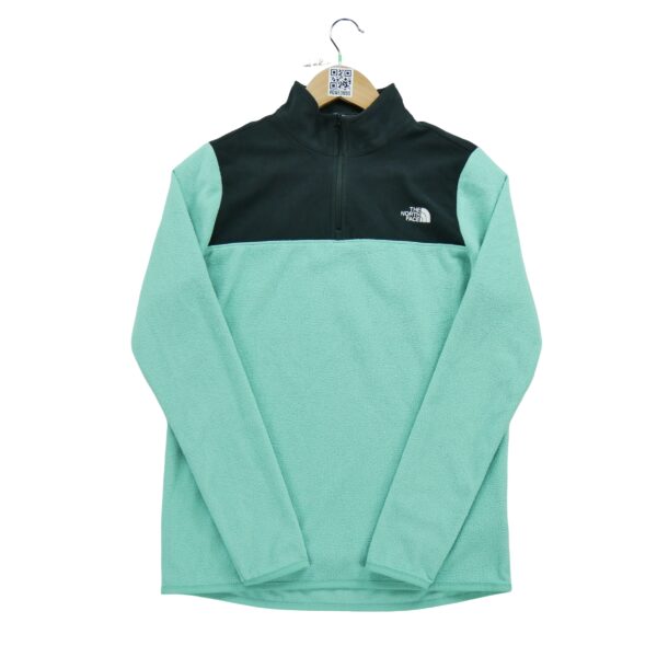 Pull polaires femme manches longues vert The North Face Col Montant