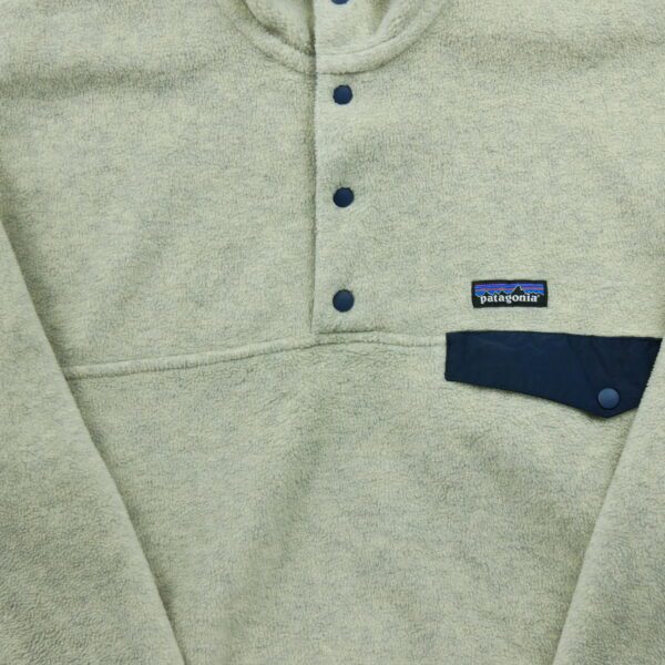 Pull polaires homme manches longues beige Patagonia Motif chine Col Montant