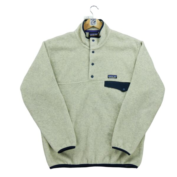 Pull polaires homme manches longues beige Patagonia Motif chine Col Montant