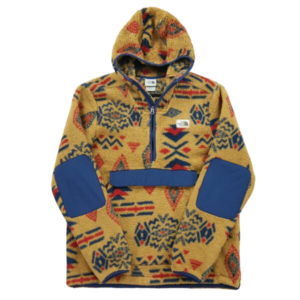 Pull polaires homme manches longues beige The North Face Motif imprime Col Montant