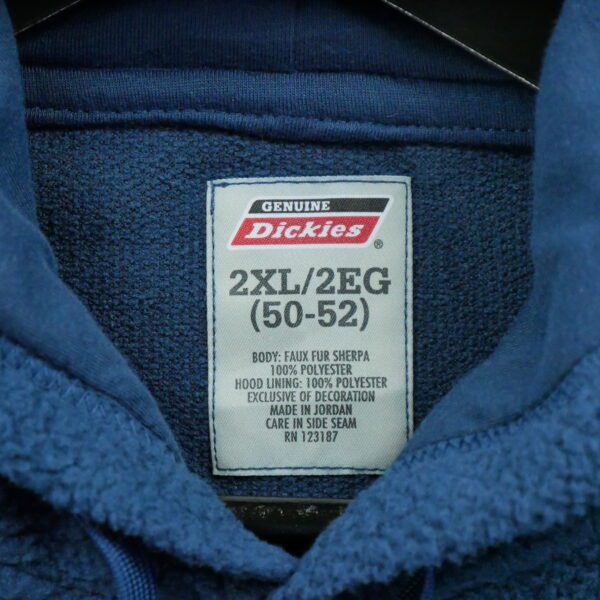 Pull polaires homme manches longues bleu Dickies Col Rond