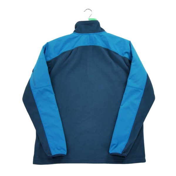 Pull polaires homme manches longues bleu The North Face Col Montant