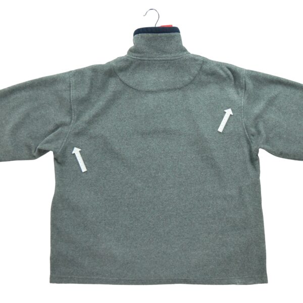 Pull polaires homme manches longues gris Champion Col Montant
