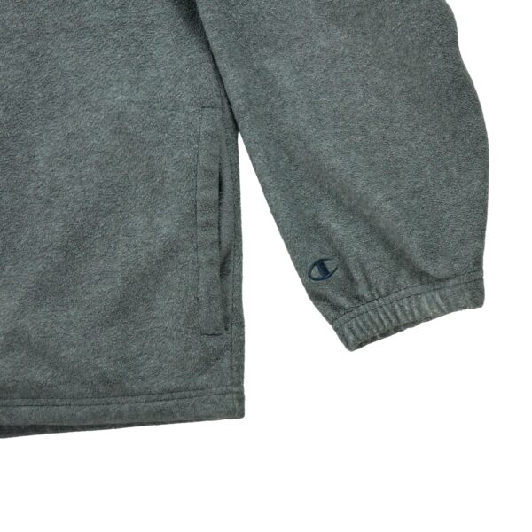 Pull polaires homme manches longues gris Champion Col Montant