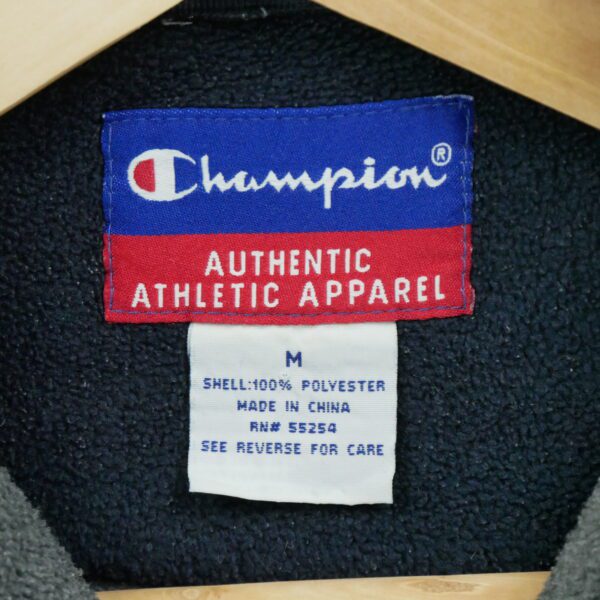 Pull polaires homme manches longues gris Champion Col Montant