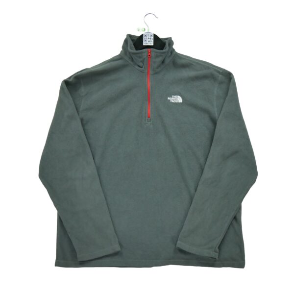 Pull polaires homme manches longues gris The North Face Col Montant