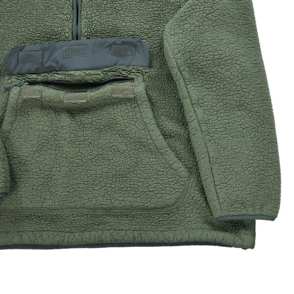 Pull polaires homme manches longues kaki The North Face Col Montant