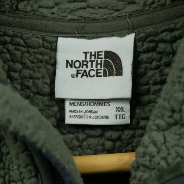 Pull polaires homme manches longues kaki The North Face Col Montant