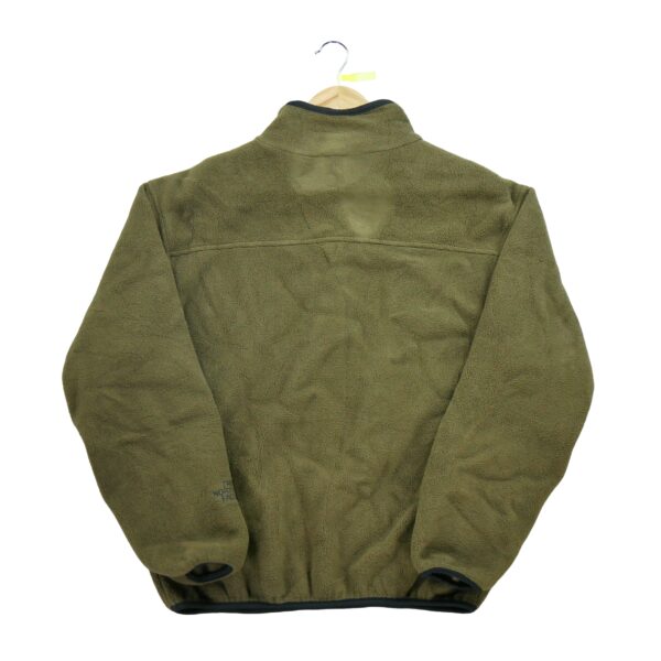 Pull polaires homme manches longues kaki The North Face Col Montant