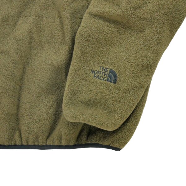 Pull polaires homme manches longues kaki The North Face Col Montant
