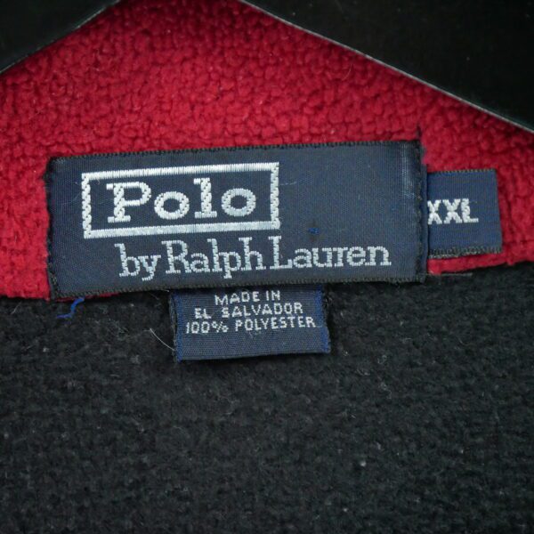 Pull polaires homme manches longues noir Polo Ralph Lauren Col Montant
