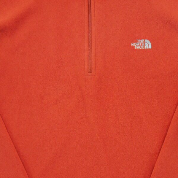 Pull polaires homme manches longues orange The North Face Col Montant