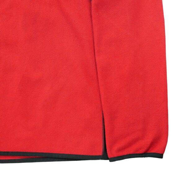 Pull polaires homme manches longues rouge Nike Col Montant