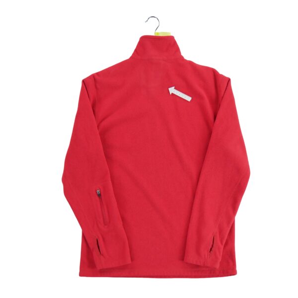 Pull polaires homme manches longues rouge The North Face Col Montant