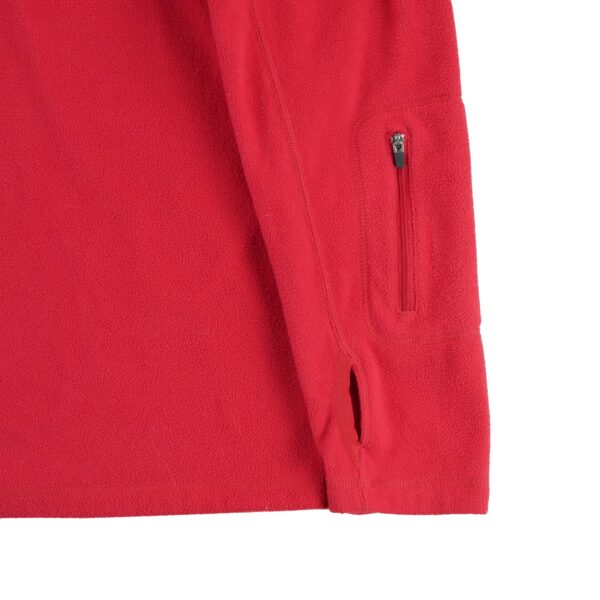 Pull polaires homme manches longues rouge The North Face Col Montant