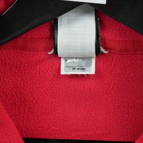 Pull polaires homme manches longues rouge The North Face Col Montant