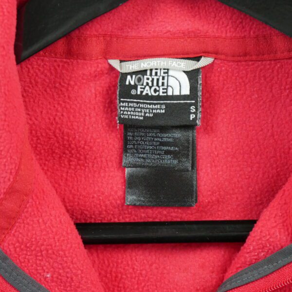 Pull polaires homme manches longues rouge The North Face Col Montant