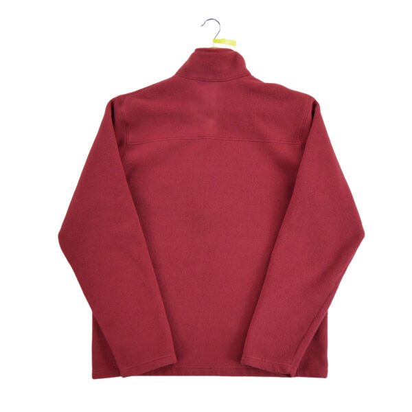 Pull polaires homme manches longues rouge The North Face Col Montant
