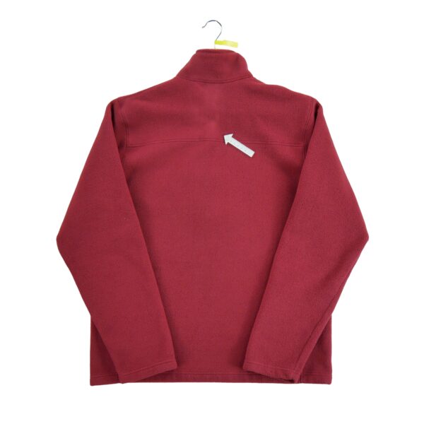 Pull polaires homme manches longues rouge The North Face Col Montant