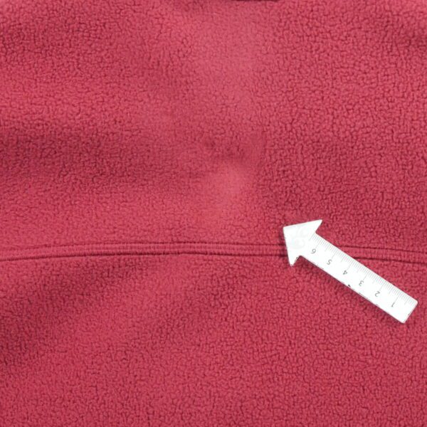 Pull polaires homme manches longues rouge The North Face Col Montant