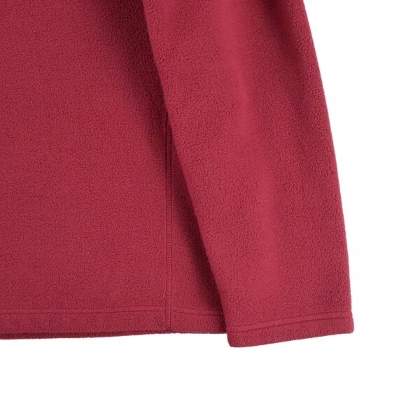 Pull polaires homme manches longues rouge The North Face Col Montant