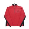 Pull polaires homme manches longues rouge The North Face Col Montant
