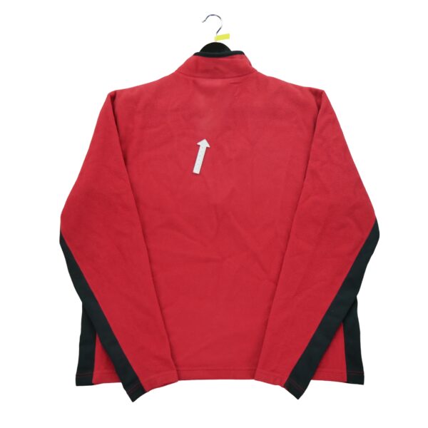 Pull polaires homme manches longues rouge The North Face Col Montant