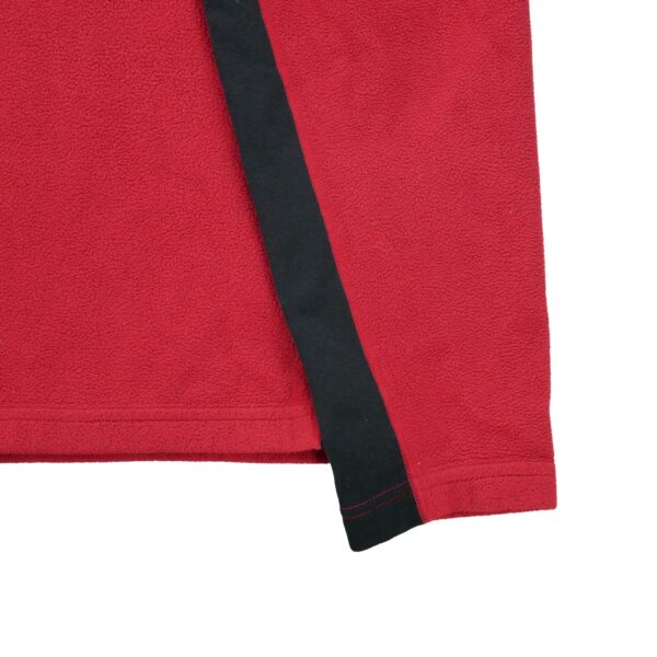 Pull polaires homme manches longues rouge The North Face Col Montant