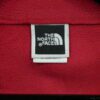 Pull polaires homme manches longues rouge The North Face Col Montant